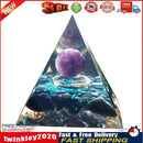 Crystal Energy Generator Pyramid Healing Stone Positive Energy Collect (D) Newly