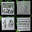 Album Decor Walls Painting Scrapbooking Embossing Template Layering Stencils