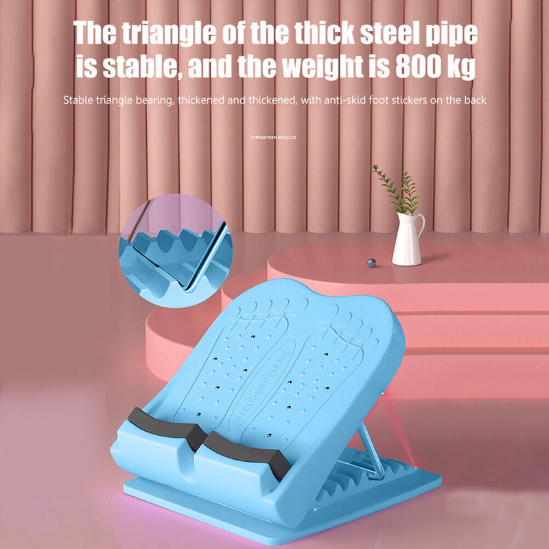 Inclined Stretching Plate Folding Fitness Relaxation Board Pedal (Blue)