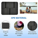 Camping Cushion Seat Foldable XPE Foam Pads Waterproof for Picnic (Black) Newly