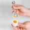 Egg Topper Cracker Set, Cutter with 2 Cups, 2 Spoons, for Hard, Soft Boiled Eggs