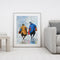Two Old People Oil Paint by Numbers Hand Painted on Canvas for Home Decor