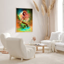 Mermaid DIY Diamond Painting Rhinestone Full Square Drill for Room Decoration