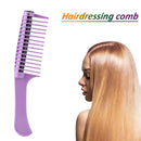 Anti Static Wide Tooth Hair Comb Reduce Hair Loss Curling Brush (Purple) Newly