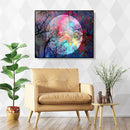 Painting By Numbers Kit DIY Color Moon Hand Painted Canvas Oil Art Picture