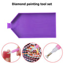 Diamond Painting Bead Sorting Tray Stackable Rhinestone Plate (1pc Purple1)