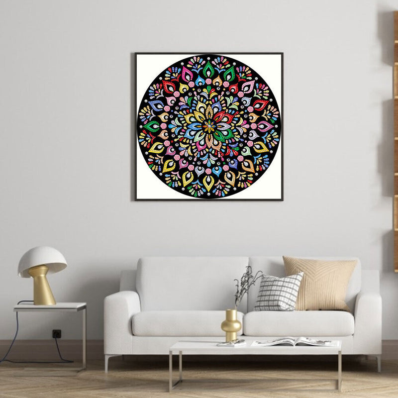 Partial Special-shaped Diamond Painting Kits Mandala Pattern Mosaic Art (HB