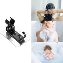 Adjustable Shower Head Holder Punch Free Wall Mounted Bathroom Bracket (B)