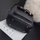 3pcs Women PU Leather Backpack School Bag Shoulder Bags Card Holder Purse