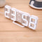 Digital LED Table Clock 24 or 12-Hour Display Alarm Snooze 8888 Display