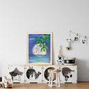Sea Moon Oil Paint By Numbers Hand Painted Wall Art Craft Home Decoration Gifts