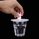 Reusable Silicone Cup Cover Heat Resistant Sealed Leakproof Cups Lid (C)