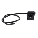 Aluminum 7/8in Motorcycle Handlebar Headlight On/Off Switch w/ LED (Black)