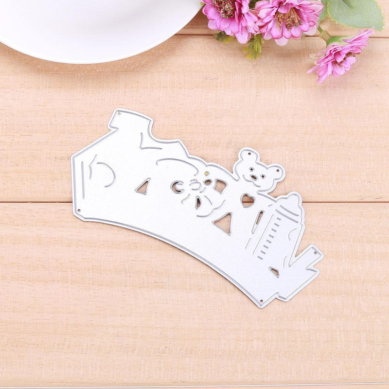 DIY Baby Care Bottle Mold Cutting Dies Scrapbooking Metal Paper Card