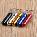 Chain Medicine Box Survival Drug Carry Waterproof Container Pill Holder Case