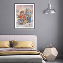 Diamond Painting 5D Full Round Drill Mosaic DIY Snow Kids Kit Bedroom Decoration