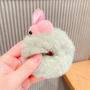 Rabbit Korean Hair Rope Hair Tie Ponytail Holder Plush Hair Ring Hair Band