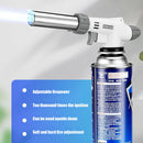 Portable Invertable Butane Gas Torch Gun Adjustable Barbecue Flame Torch