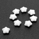 100pcs Five-Pointed Star Stamp Paint Wax Envelope Card Sealing Wax(White)