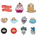 Fashion Multi-Styles Enamel Brooch Pins for Shirt Collar Jacket Badge