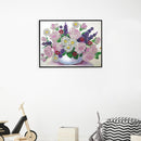 5D DIY Special Shaped Diamond Painting Flower Cross Stitch Mosaic Craft Kit
