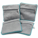 Bag Portable Velvet Packing Bag Storage Pouch Zipper Jewelry Bag Coin Purse