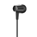 Hoco M34 Wired Earphone In Ear Headset Super Bass Headphone w/Mic (Black)