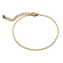 Color Jewelry Beads Multilayer  Heart Anklets Black Rope Chain Foot Bracelet