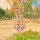 Wind Chimes Hanging Drops Colorful Crystal Pendant Home Room Garden Decoration