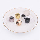 9 PCS Punk Woman Crystal Elastic Ponytail Holder Hair Cuff Hair Ring Headband