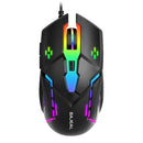 Wired Mouse 6-Key 3200 DPI Luminous Gamer Mice E-Sports Mechanical Mouse