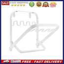 Foldable Garbage Bag Holder Accessories Hanging Rack for Camping Picnic (White)