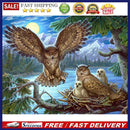 30 X 40cm 5D DIY Diamond Painting Bird Family Full Drill Cross Stitch Home
