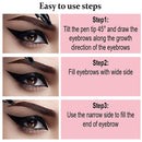 Eyebrow Makeup Easy To Color Waterproof Eyebrow Pencil Long Lasting