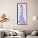 Part Special Shaped Drill Diamond Painting Lady 5D DIY Rhinestone Drawing Dec