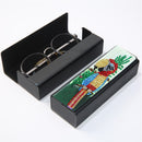 DIY Leather Diamond Painting Glasses Storage Case Mosaic Kit (Q38 Bird)