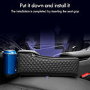 Universal Car Seat Crevice Storage Box Charger Center Dual USB Cup Rack Console