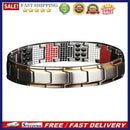 Healing Protect Health Balance Bracelets Metal Energy Power Male Casual Jewelry