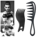 Anti-static Wide Tooth Comb Back Head Styling Hairdressing Salon Styling Tool