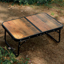 Mountainhiker Outdoor Table Multi-Purpose Table Desk Retro Wood Grain for H
