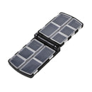 Portable Semi-Automatic Opening Fishing Tackle Box w/ Grids Fishing Accesso