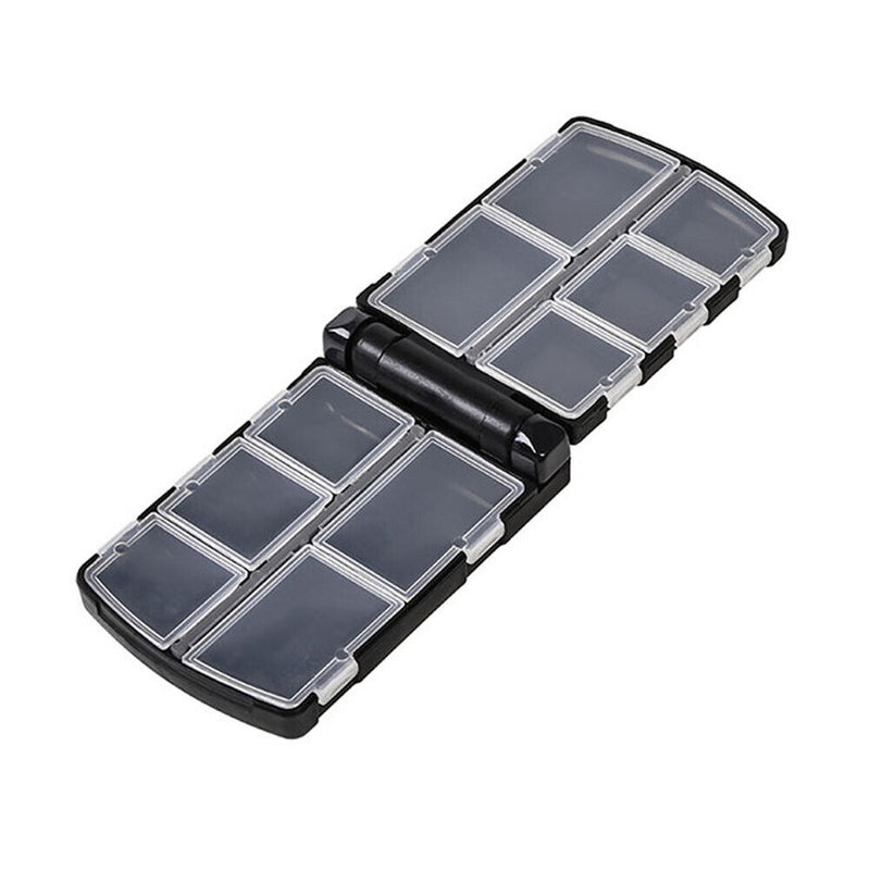 Portable Semi-Automatic Opening Fishing Tackle Box w/ Grids Fishing Accesso