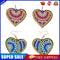 5D DIY Diamond Painting Earrings Double-sided Heart Drop Earrings (RZ015)
