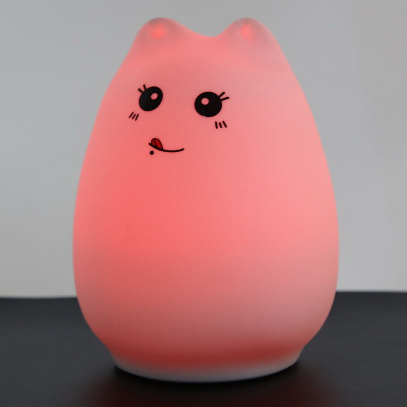Colorful Animal Silicone Meng Pet Cute And Colorful Light Lamp Night Light-