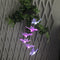 LED Solar Wind Chime Butterfly Light Color Changing IP65 Hanging Lamp (C) Newly