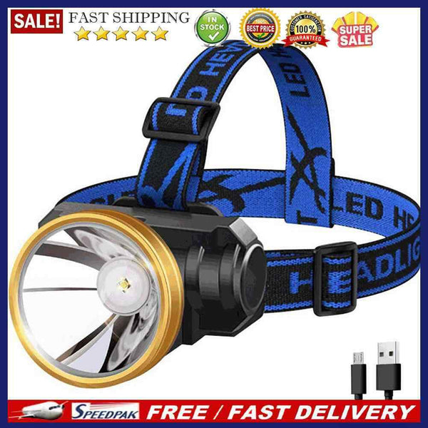 Portable Safety Headlight Torch Lighting Accessories for Camping Cycling Fish