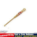 Portable Ear Wax Pickers Keychain Ear Picks Spoon Curette (A Red Green) Newly