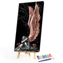 Angel Oil Paint By Numbers Kits DIY Handpainted on Canvas Wall Art Picture Craft