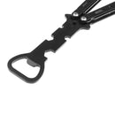 Folding Stainless Steel Beer Bottle Opener Butterfly Trainer Tools (Black) Newly