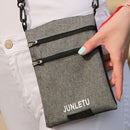 Waterproof Travel Shoulder Neck Bag Messenger Passport Holder Pouch (Grey) Newly